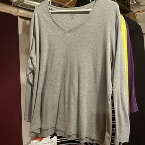 FALLS CREEK GREY LONG SLEEVE